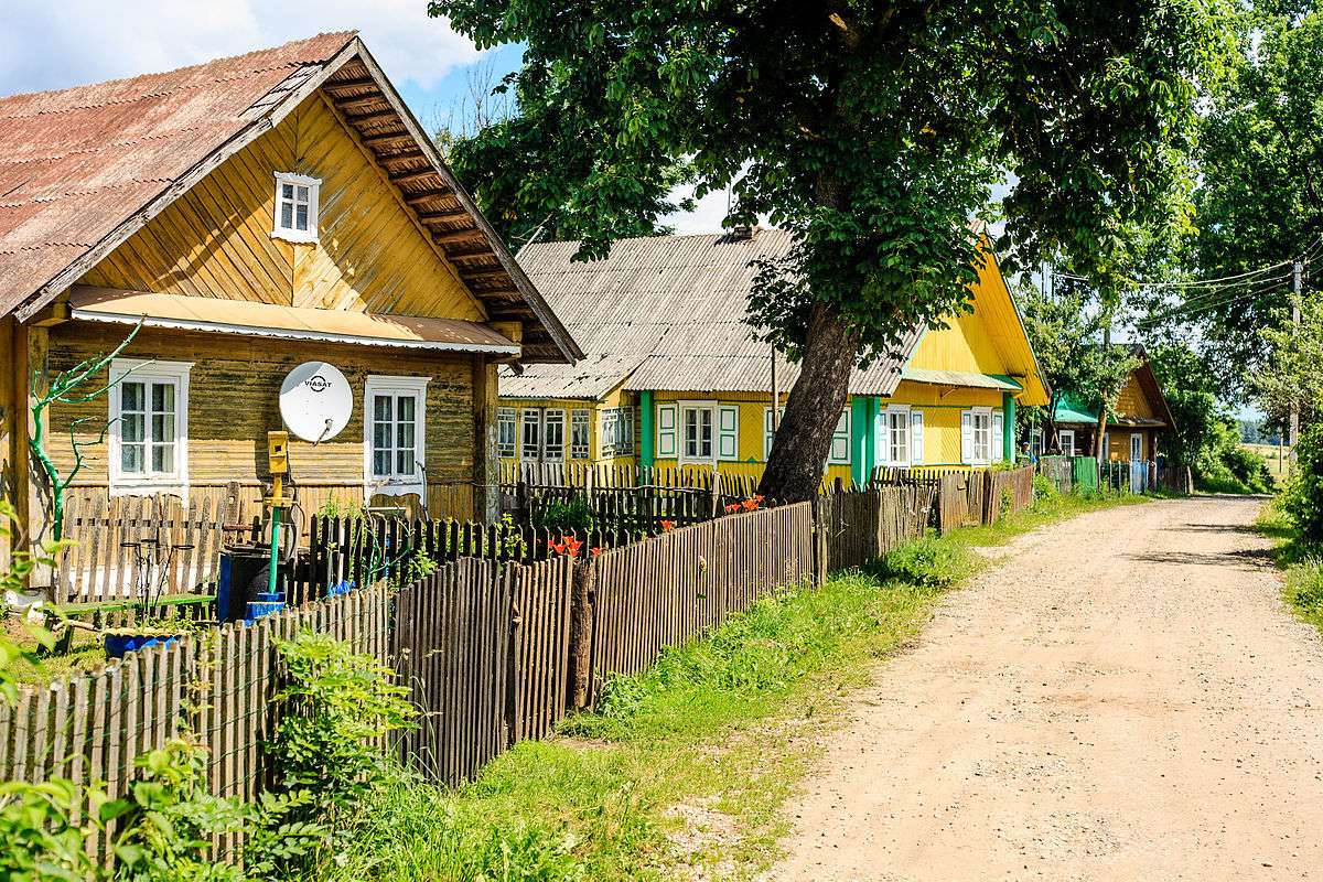 Litvánia Zizmai falu kirakós online