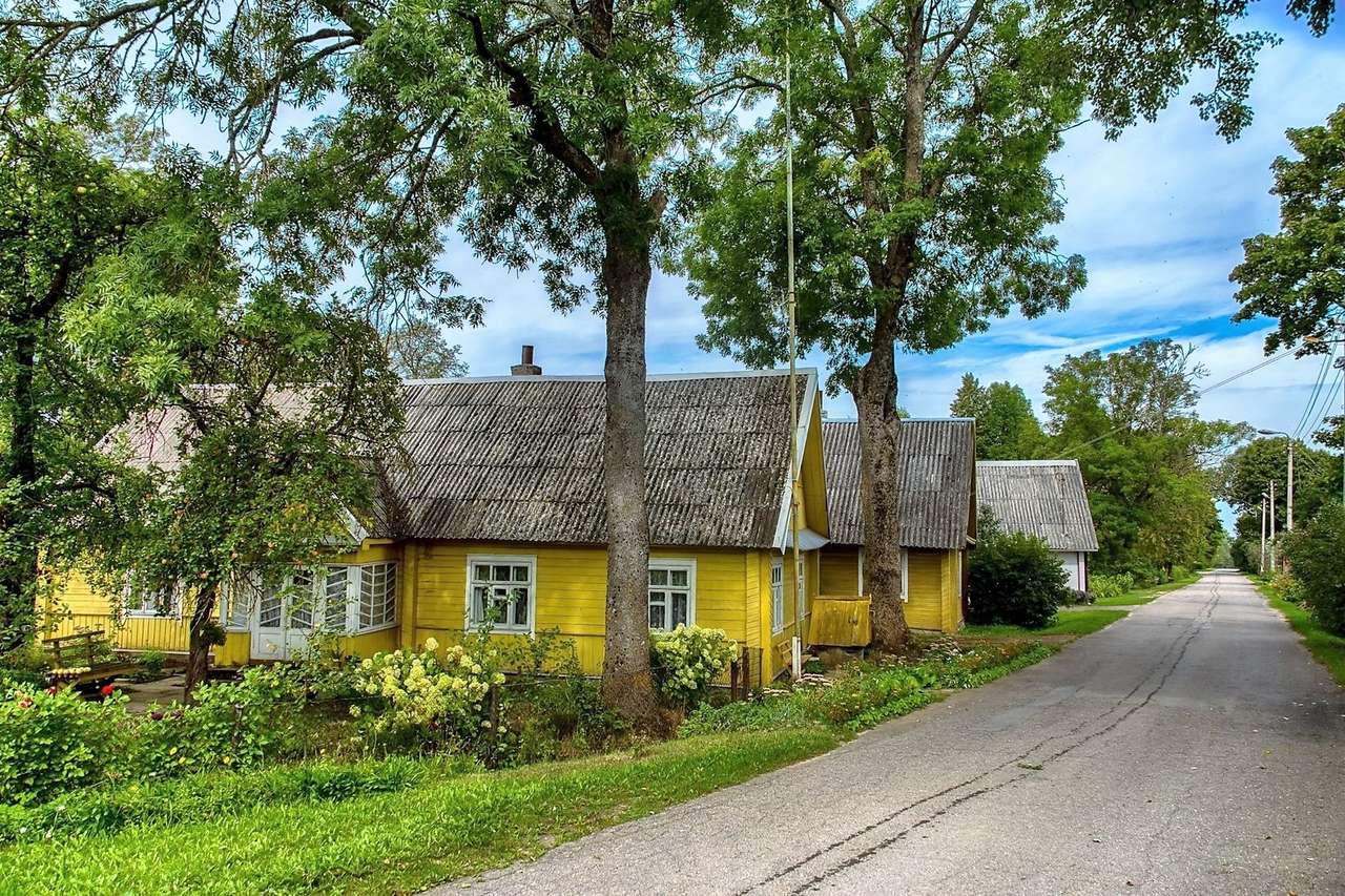 Litvánia Zizmai falu online puzzle