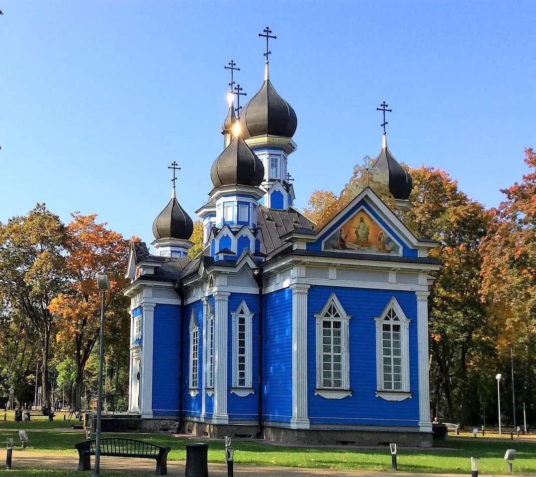 Litauen Druskininkai Russisch Orthodoxe Kirche Online-Puzzle