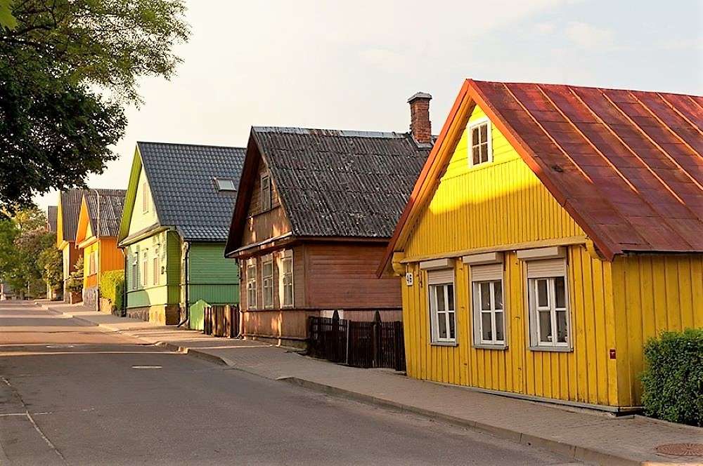 Литва Караирские дома пазл онлайн