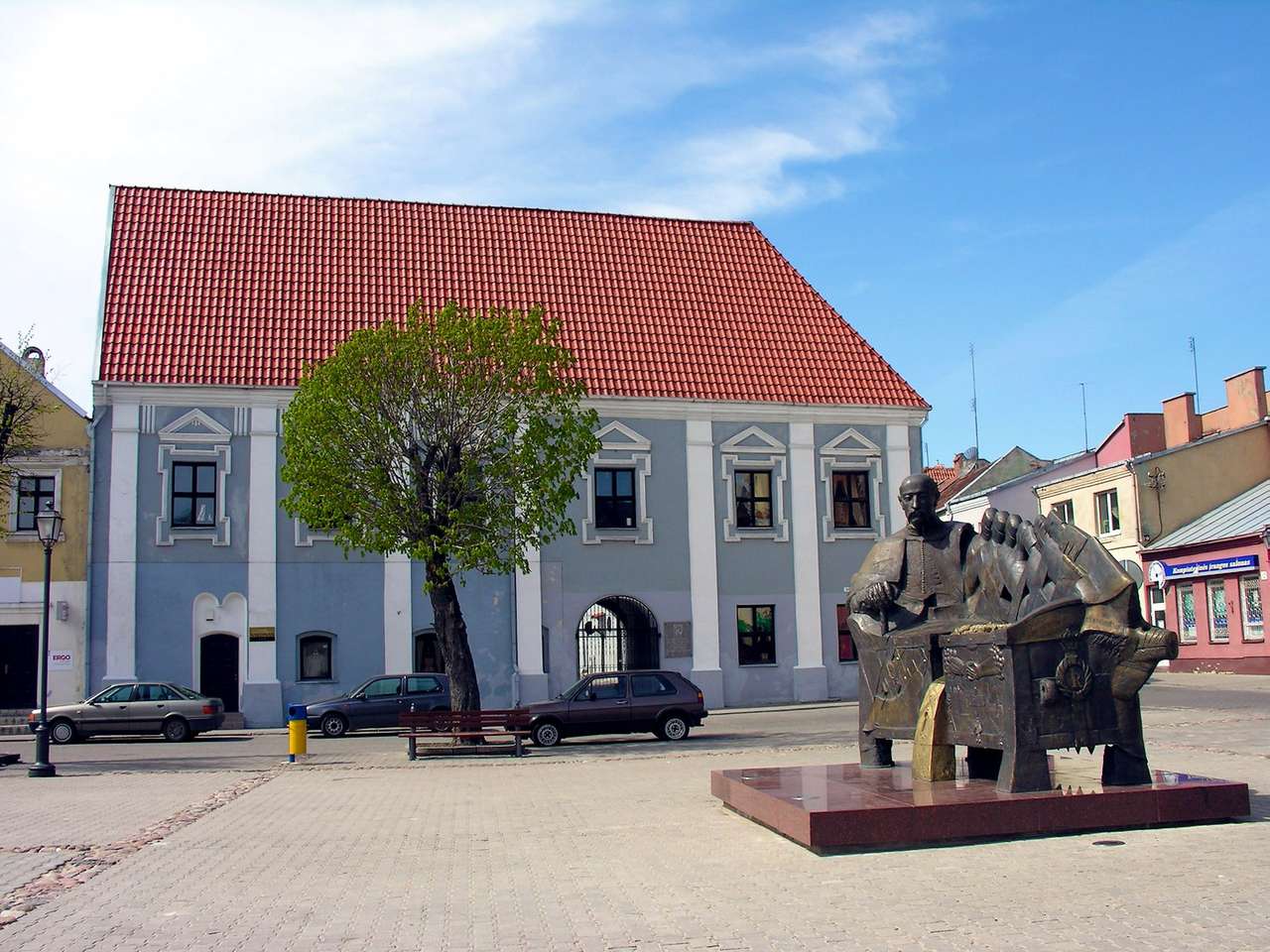 Centro da cidade de Lituânia Kedainiai quebra-cabeças online