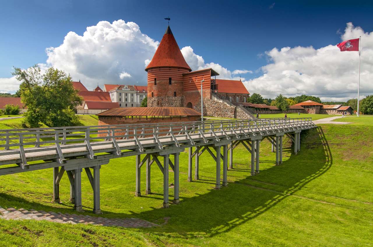 Litouwen Kaunas kasteelcomplex online puzzel