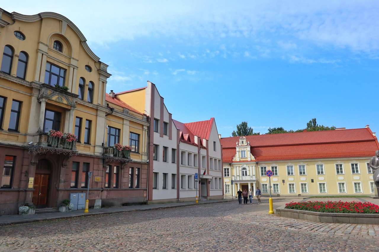 Litvánia Kaunas városközpontja kirakós online