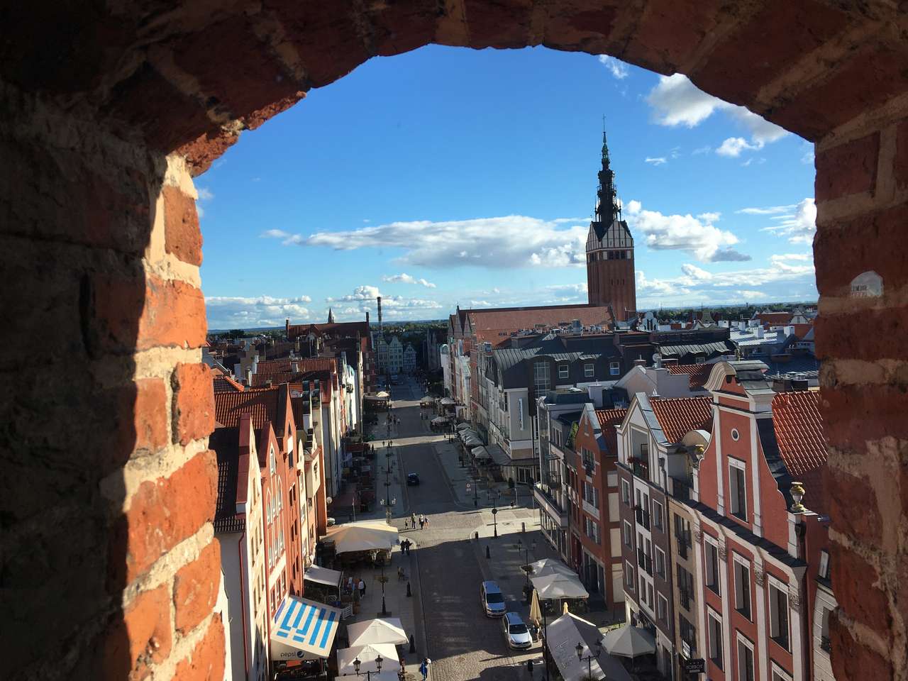 Utsikt från Elbląg-tornet pussel på nätet