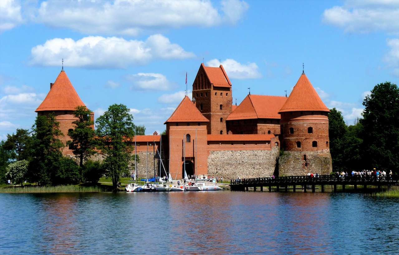 Litauen Inselburg Trakai Online-Puzzle