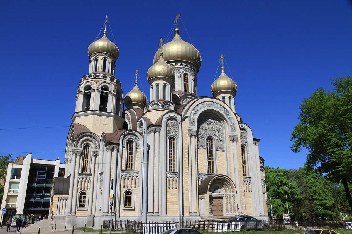 Litauen Vilnius Hauptstadt Church Orthodox Puzzlespiel online