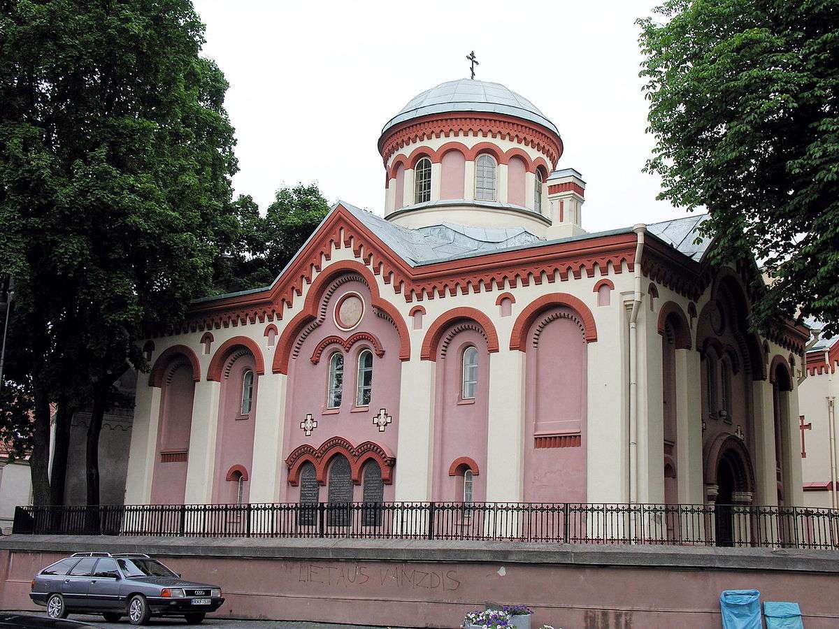 Litauen Vilnius Hauptstadt Church Online-Puzzle