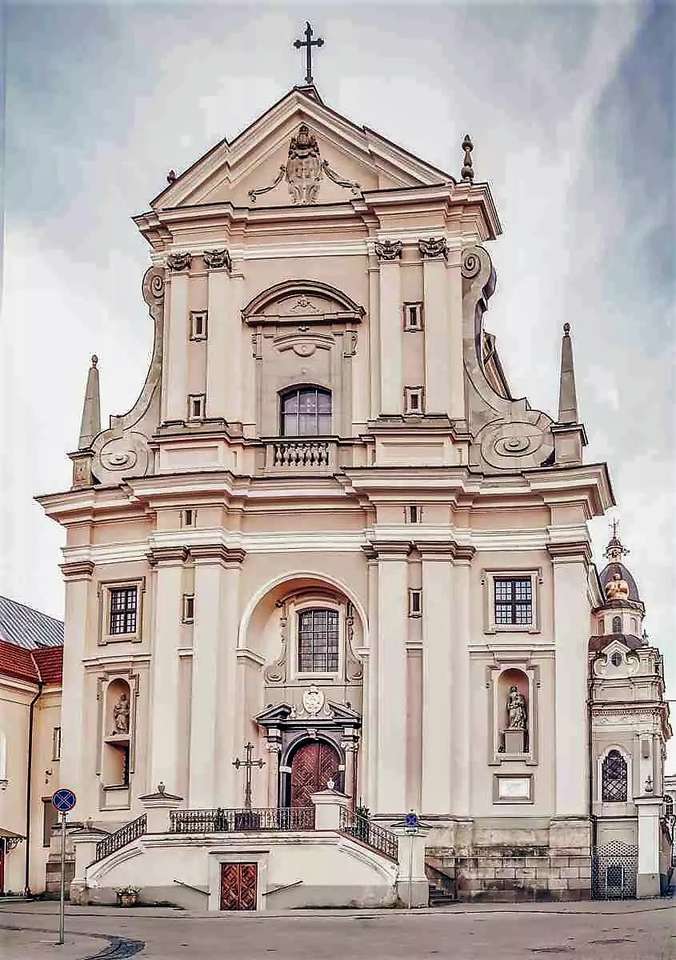 Lituanie Vilnius Église Sainte-Thérèse puzzle en ligne