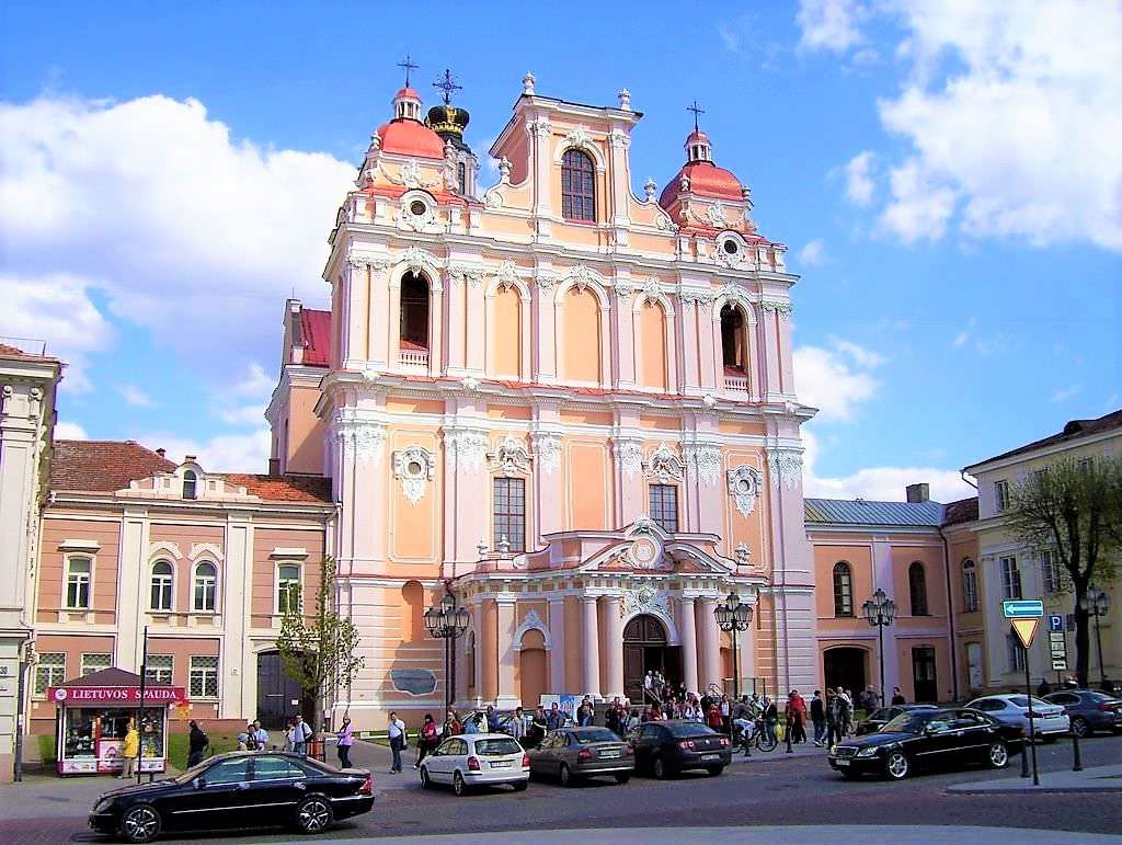 Литва Вильнюс Церковь онлайн-пазл