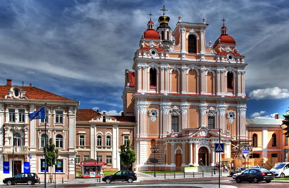 Iglesia de Vilnius de Lituania rompecabezas en línea