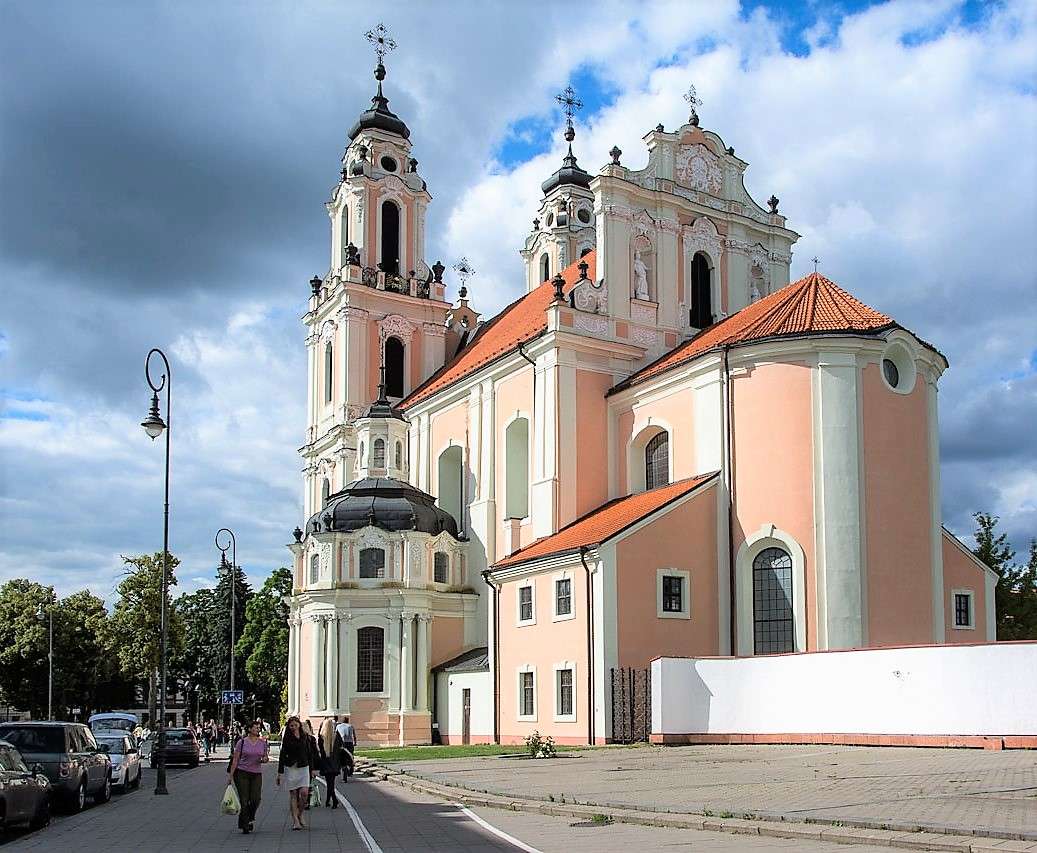 Litvánia Vilnius templom online puzzle