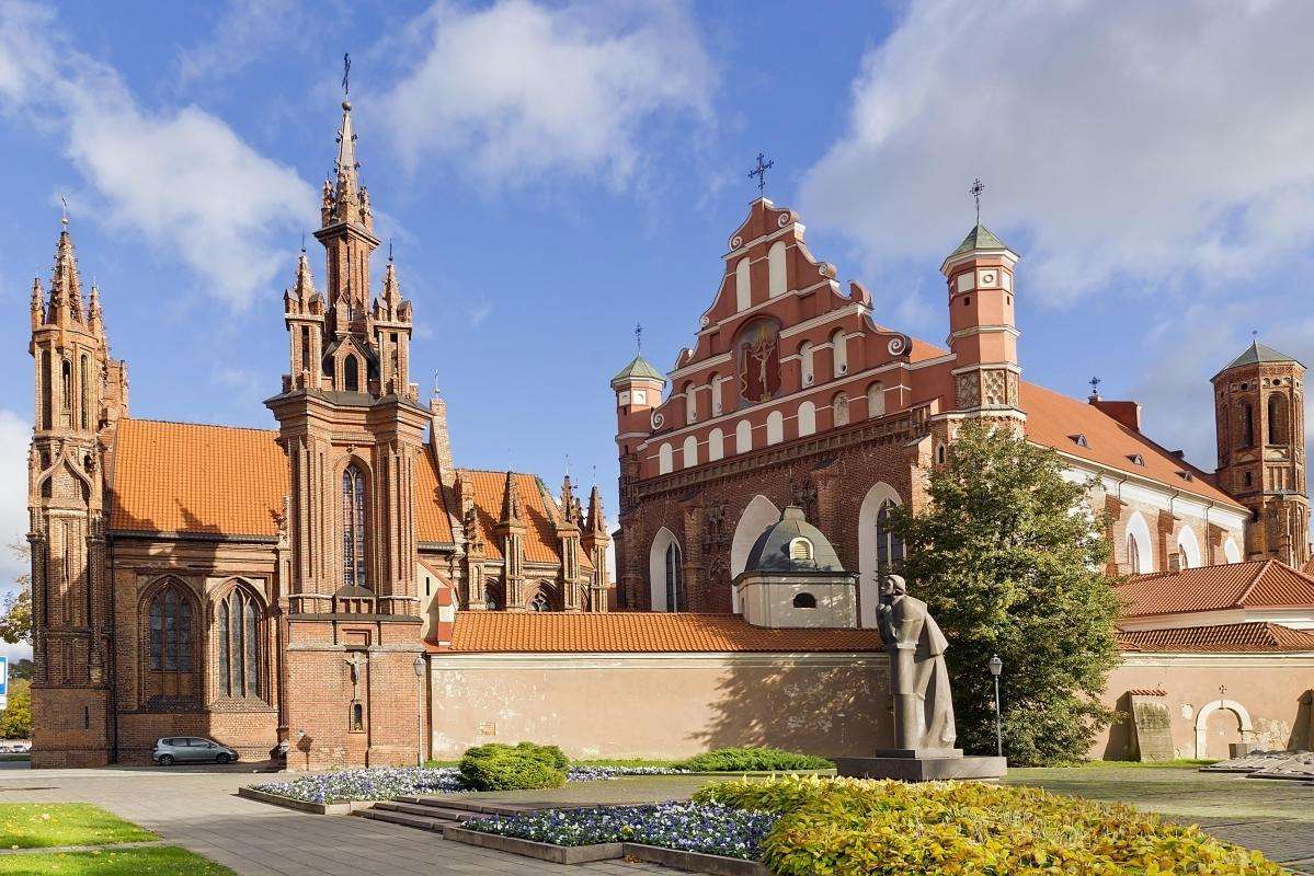 Litauen Vilnius kyrkor pussel på nätet