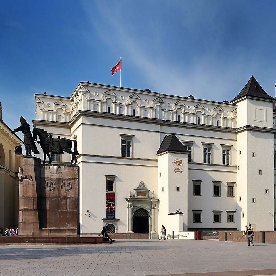 Litvánia Vilnius-palota online puzzle