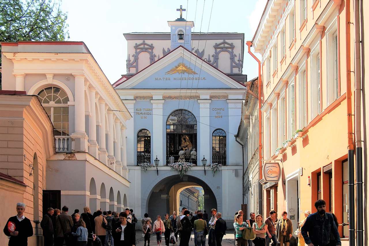 Lituanie Vilnius Porte de l'Aurore puzzle en ligne