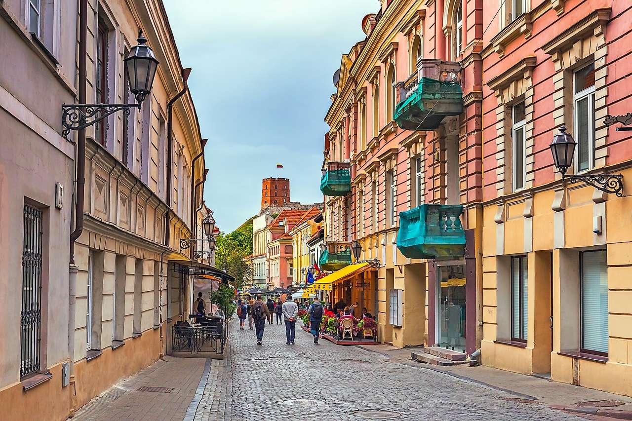 Литва Вильнюс столица пазл онлайн