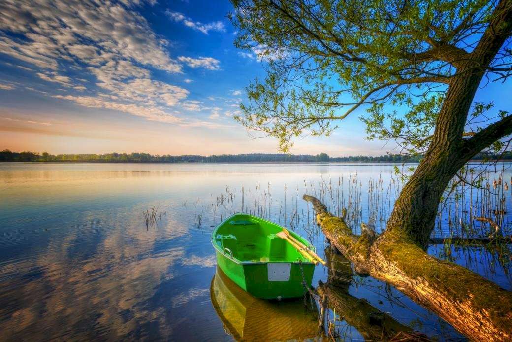 panorama del lago rompecabezas en línea