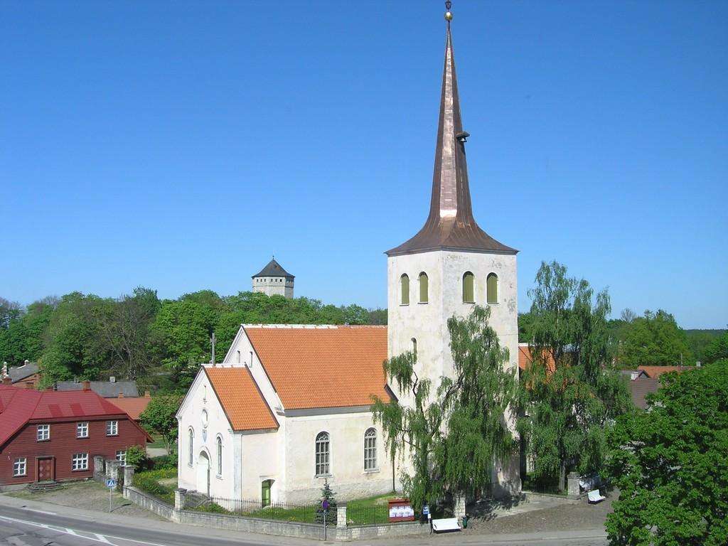 Estonský kostel v Paide skládačky online