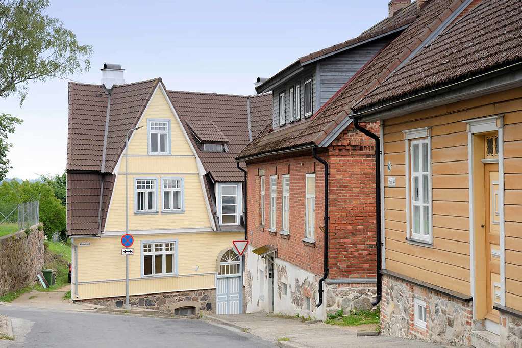 Улица Естония във Вильянди онлайн пъзел