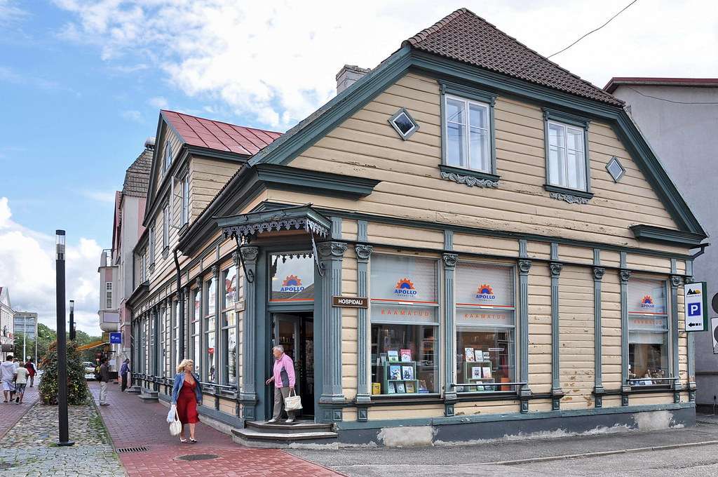 Estonsko Pärnu domy skládačky online