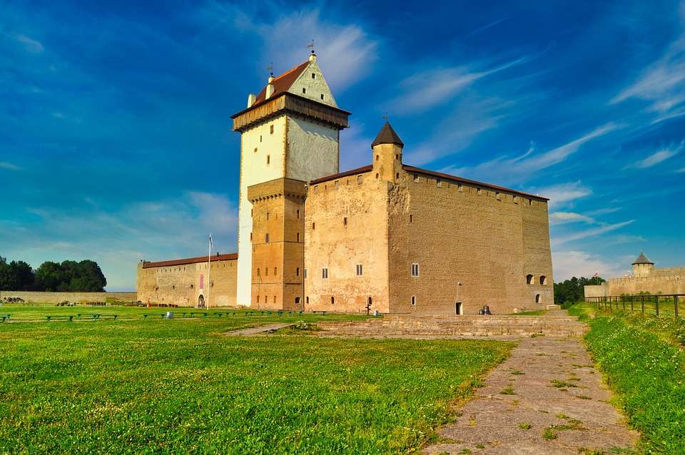 Εσθονία Φρούριο Νάρβα Χέρμαν παζλ online