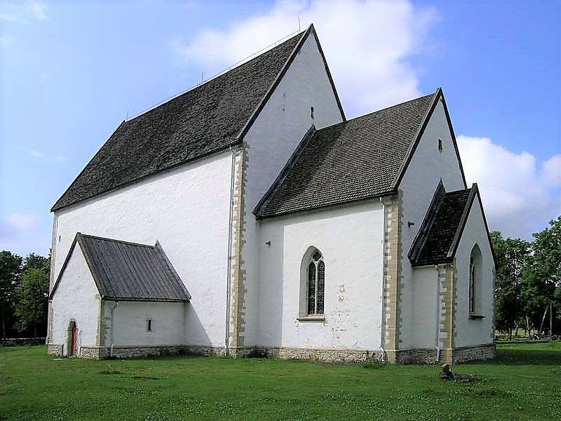 Észtország Hiiumaa kis templom kirakós online