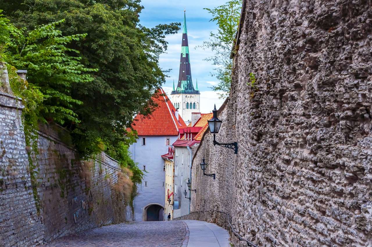 Estonia capital Tallinn online puzzle