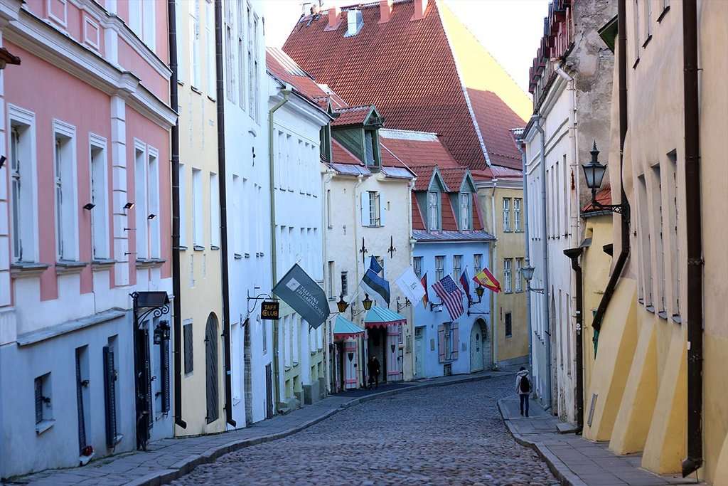 Estland hoofdstad Tallinn online puzzel