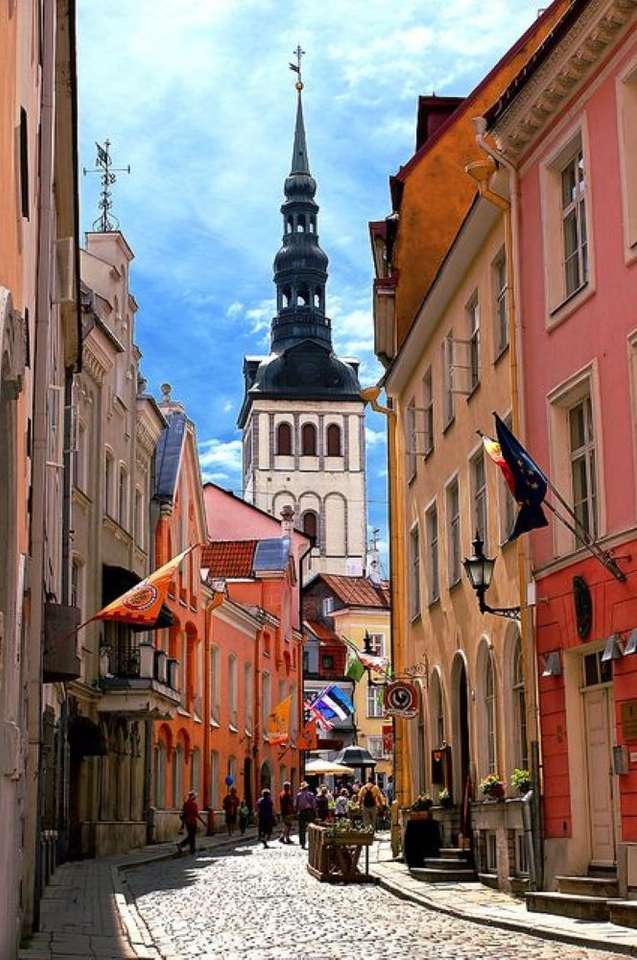 Estlands huvudstad Tallinn Pussel online