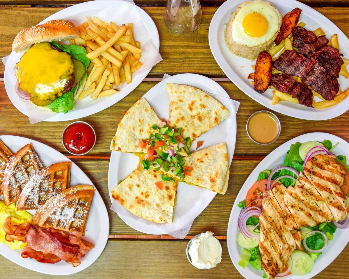 Plates of Food jigsaw puzzle online