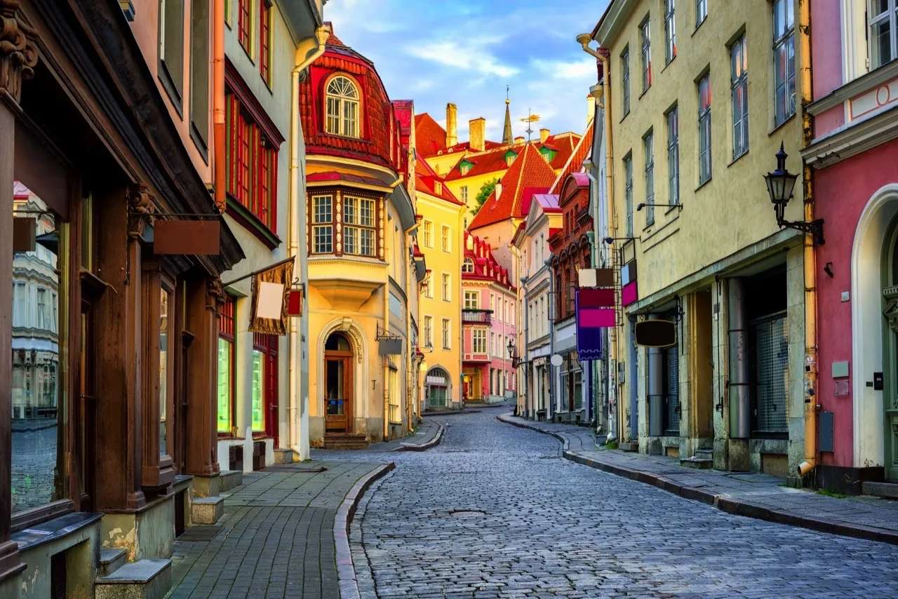 Estônia capital Tallinn puzzle online