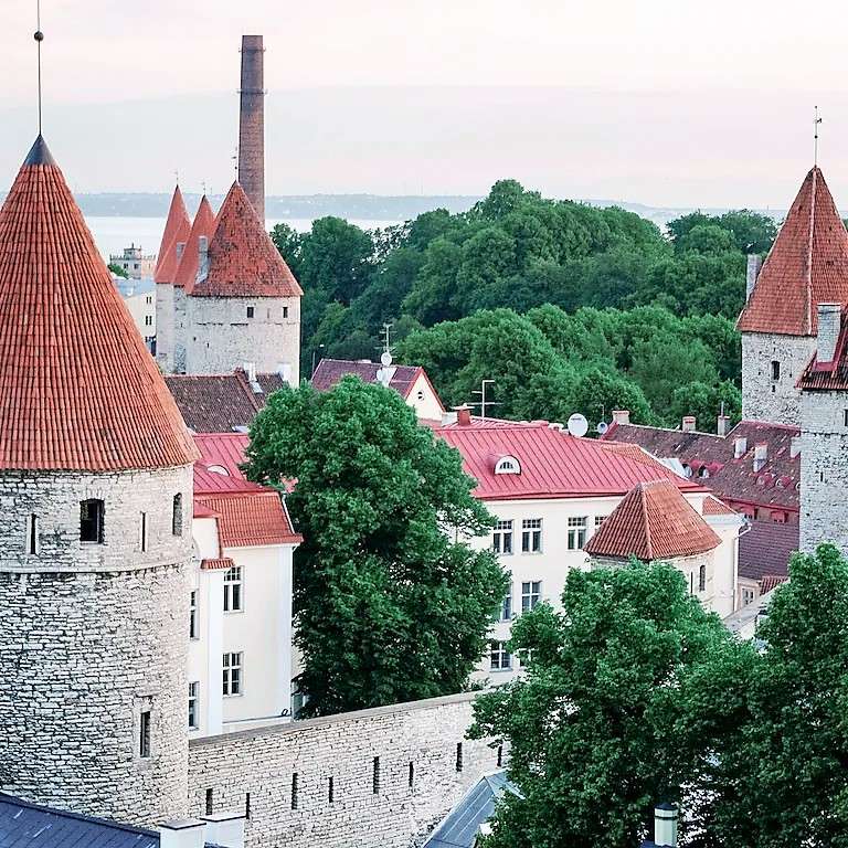 Estland Hauptstadt Tallinn Online-Puzzle