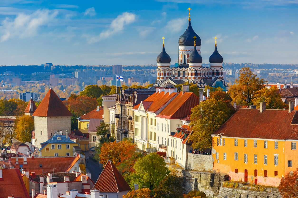 Естонската столица Талин онлайн пъзел