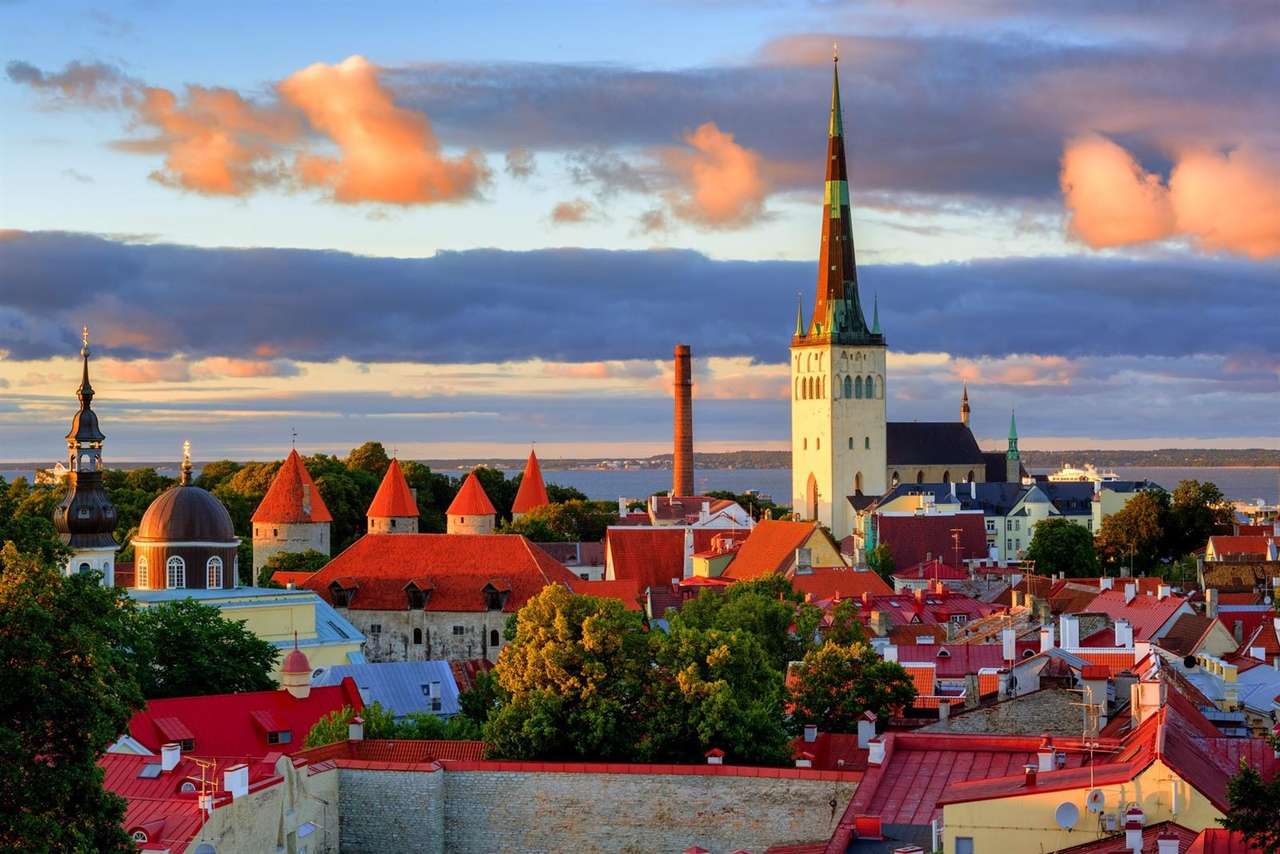 エストニアの首都タリン オンラインパズル