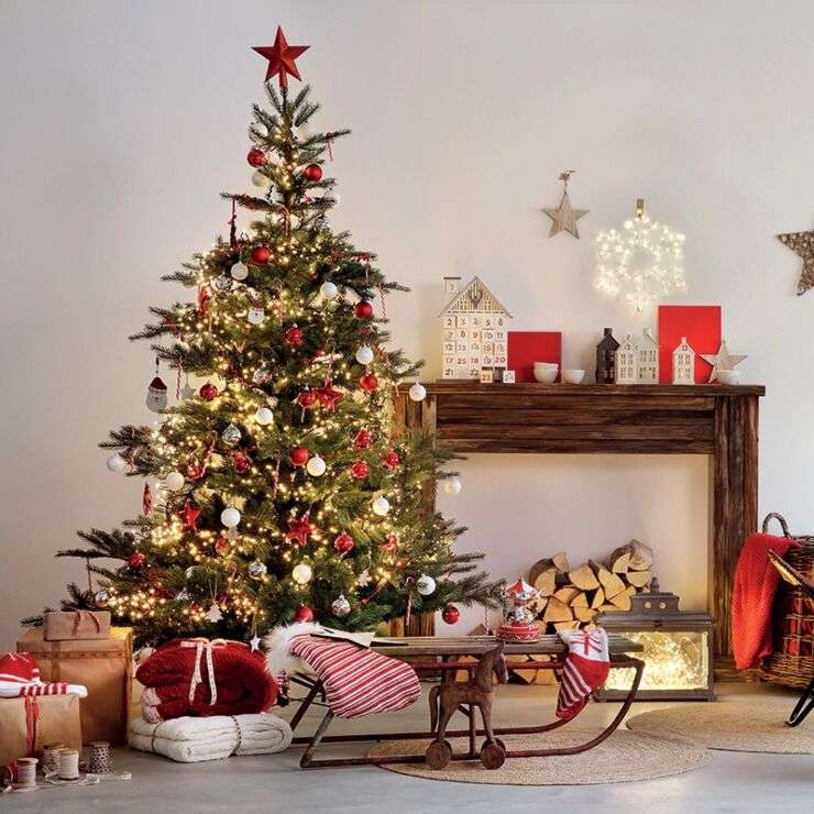 Vánoční strom skládačky online
