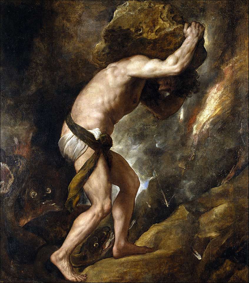 Karakter van Sisyphus online puzzel
