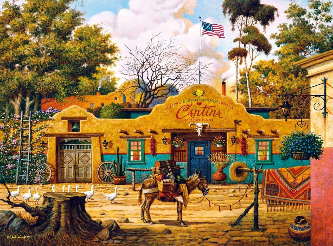 The cantina of the frontera jigsaw puzzle online