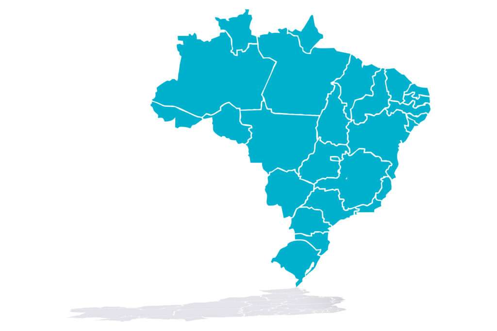 Brasilien karta pussel på nätet