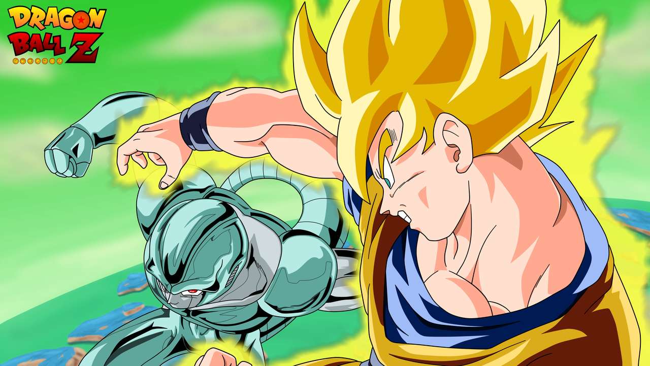 Goku SSJ vs Meta-Coolers pussel på nätet