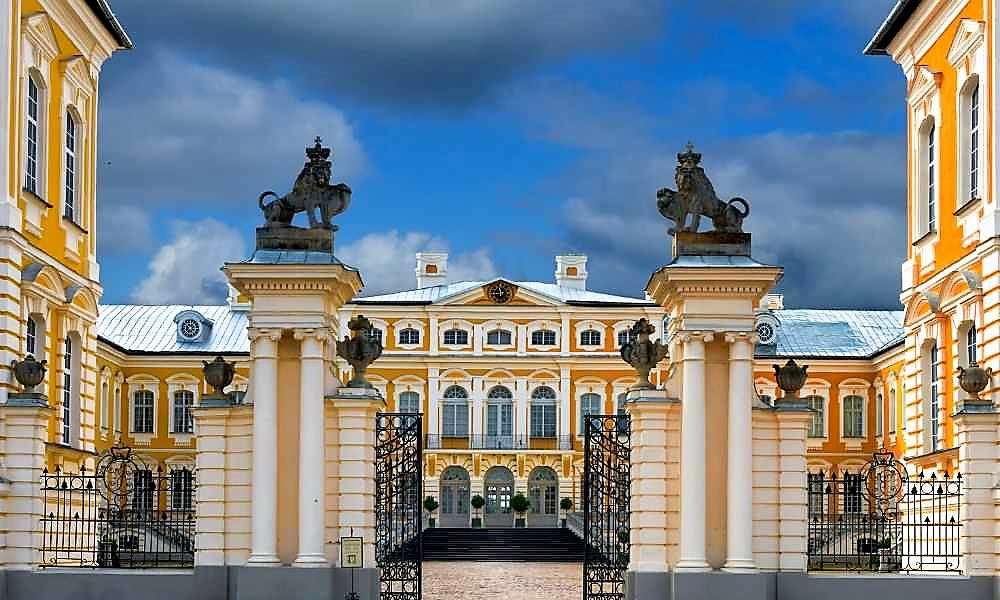 Lettország Rundale palota kirakós online