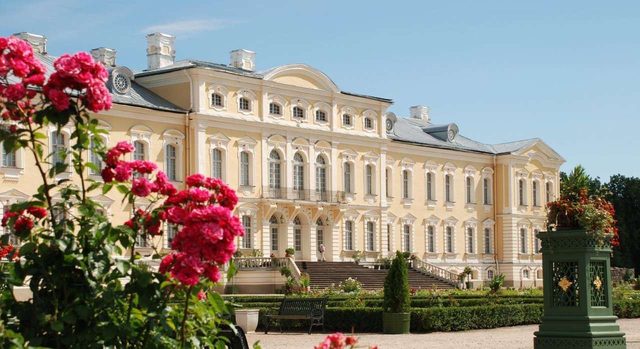 Lotyšský palác Rundale skládačky online