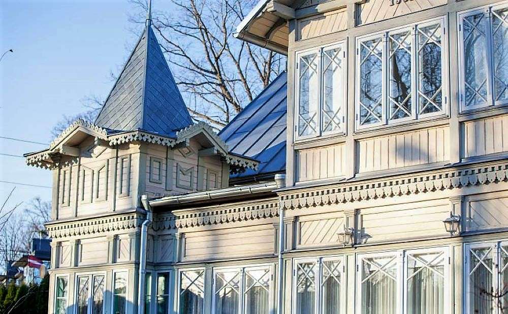 Λετονία Jurmala ξύλινο σπίτι online παζλ
