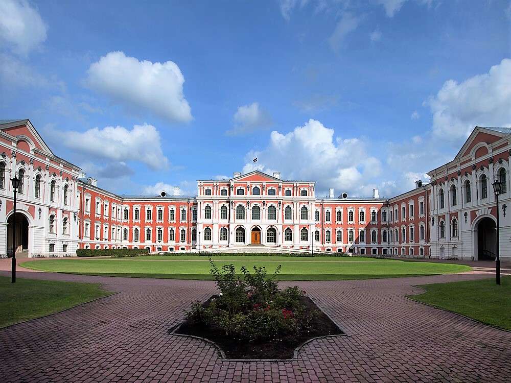 Латвия Замъкът Елгава онлайн пъзел