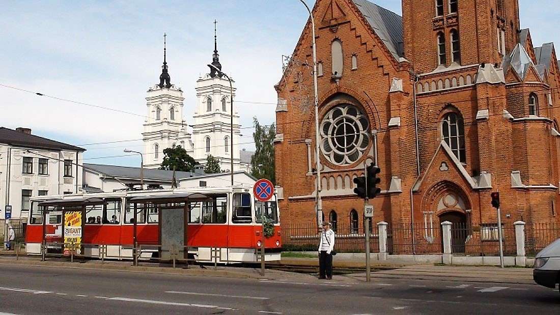 Църкви в Латвия Даугавпилс онлайн пъзел