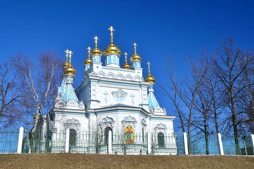 Lettland Daugavpils ortodoxa kyrka Pussel online