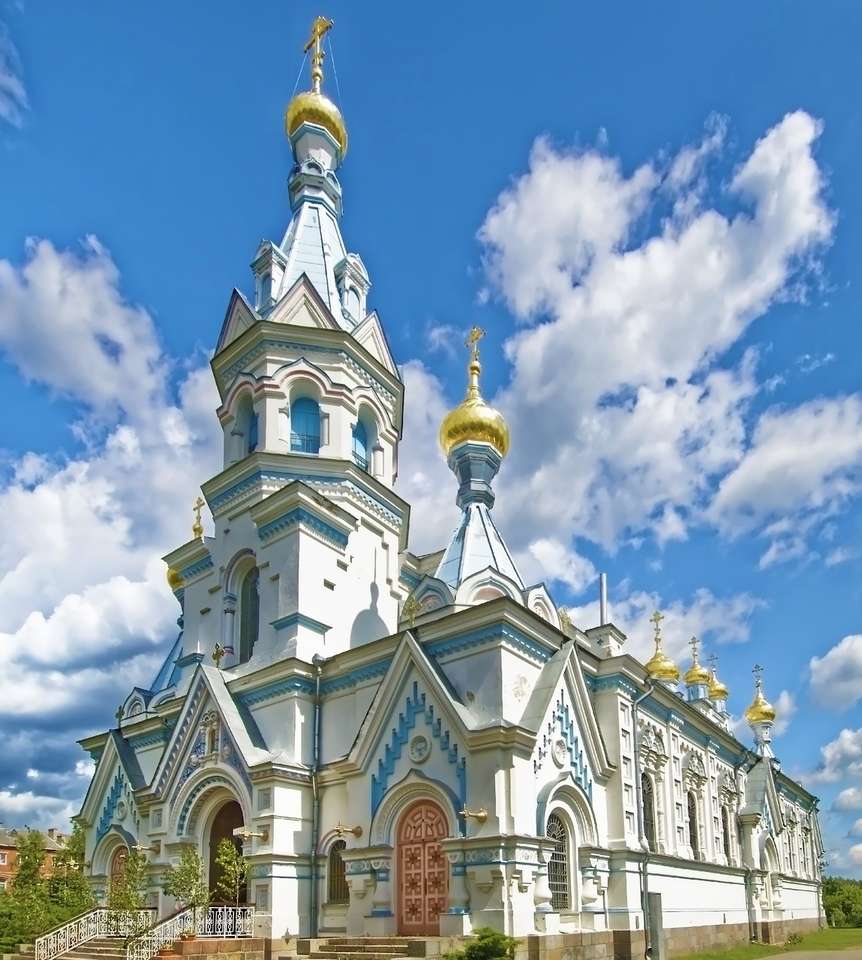 Латвия Даугавпилсская православная церковь онлайн-пазл