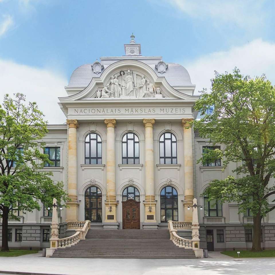Lettlands konstmuseum i Riga Pussel online