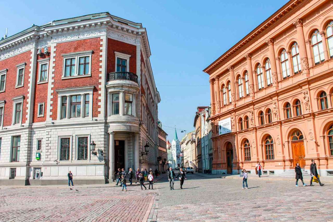 Lettonie Centre-ville de Riga puzzle en ligne