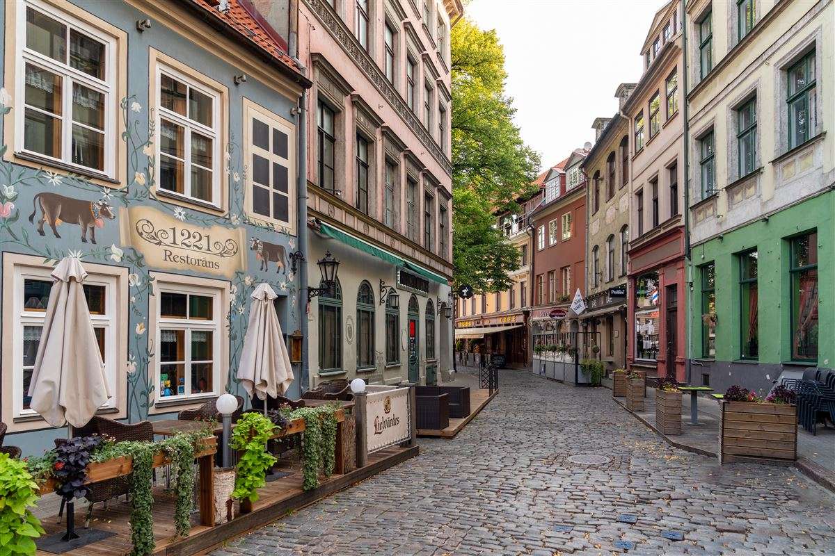 Lotyšsko centrum města Riga skládačky online
