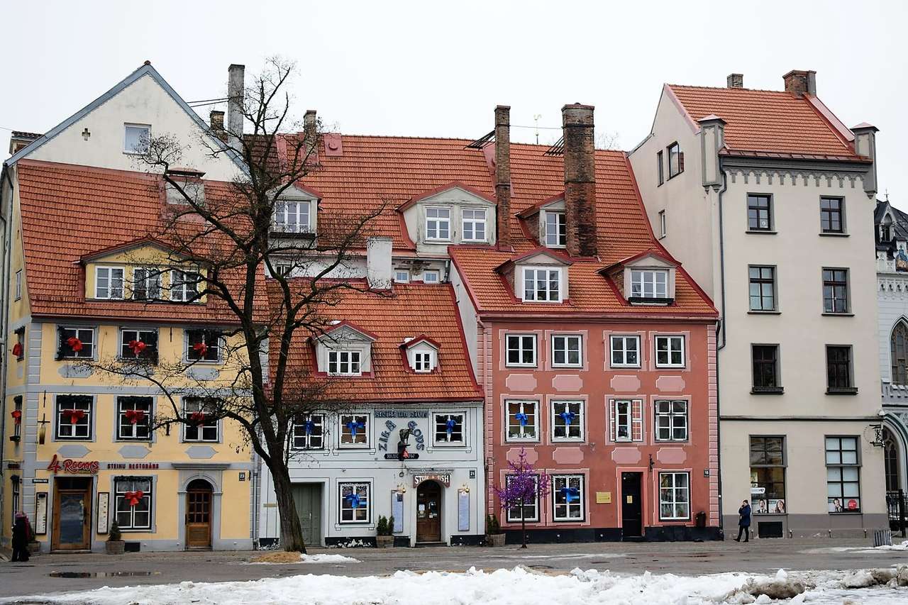 Letônia Centro da cidade de Riga quebra-cabeças online
