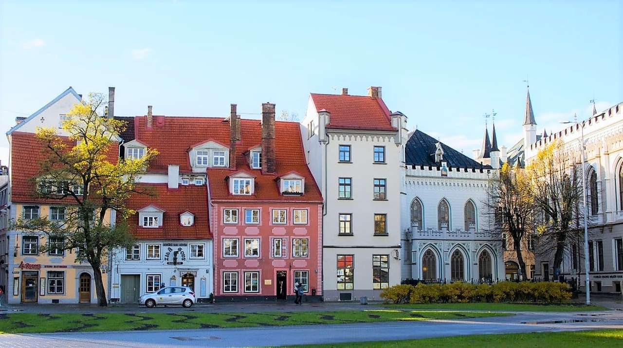 Letonia Centro de la ciudad de Riga rompecabezas en línea
